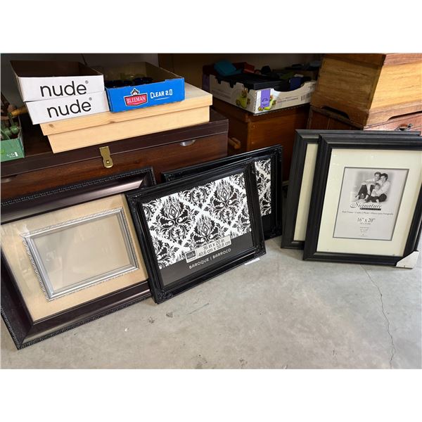 Black Wooden Frames