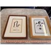 Image 1 : Framed Canadian Indigenous Art - “Friends” by Benjamin Chee Chee and “Gen