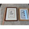Image 2 : Framed Canadian Indigenous Art - “Friends” by Benjamin Chee Chee and “Gen