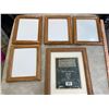 Image 1 : Oak Picture Frames (four matching,one larger)