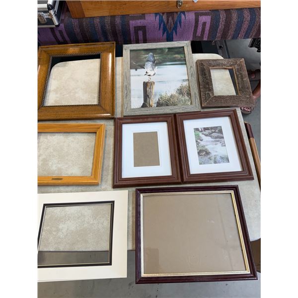 Misc. Wooden Picture Frames and Matting