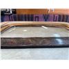 Image 2 : Antique Arched Wood Frame with Convex Glass