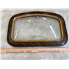 Image 4 : Antique Arched Wood Frame with Convex Glass