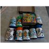 Image 2 : Collection of 7 vintage Aladdin + Marvel Super Heroes Lunch Box + Bobby Orr jigsaw puzzle