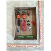 Image 1 : Box of misc. antique Dinky Toys, Matchbox Cars, and Hasbro toys