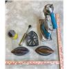 Image 2 : Quantity of Antique irons & accessories