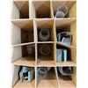 Image 1 : Box of 12 assorted Oil Lamp chimneys (including New old stock MacBeth Pearl Glass)