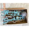 Image 1 : Box of Vintage copper/bronze weather vane pieces : beautiful patina