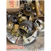 Image 2 : Box of misc. antique oil lamps parts