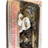 Image 3 : Box of misc. antique oil lamps parts