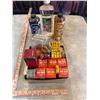Image 1 : Box of various Aladdin & Coleman lamp parts: Wicks, Generators, Oils