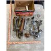 Image 2 : Box of misc. vintage electric lamp parts