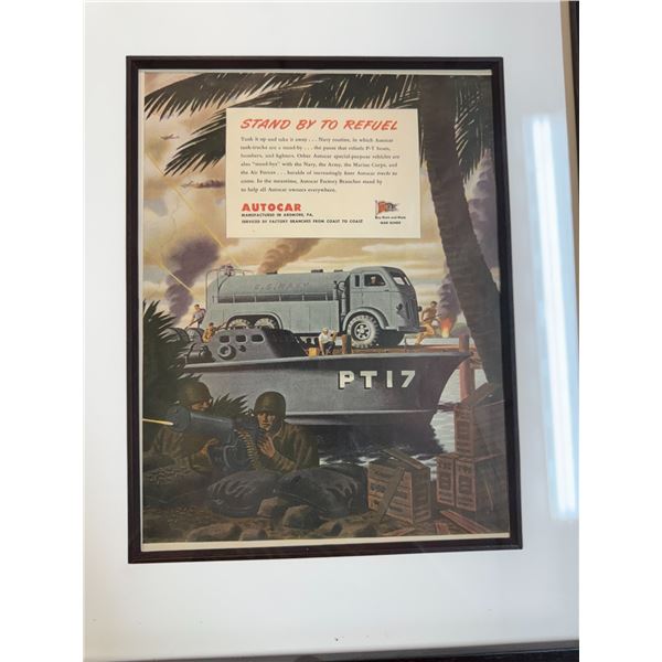 WW2 Era Trucks Advertisement “Stand By To Refuel” (Mid 1940s)