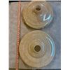 Image 2 : Two Art Deco Glass Lampshades in Collapsable Crate