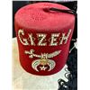 Image 2 : Shriners Fez Hats in Case and Velvet Hat Box