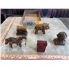 Image 2 : Collection of Vintage Metal Piggy Banks