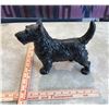 Image 1 : Antique Cast Iron Scottie Dog Doorstop - Original: Circa 1920-1940