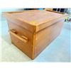 Image 1 : Large Wooden Crate with Handles Containing Assorted Records