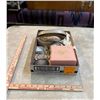 Image 2 : Box of Misc. Vintage Items - Toilet Powder Container, White Gloves, Pin Cushion, etc.