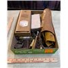 Image 1 : Box of Leather and Leather Working Tools