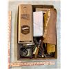 Image 2 : Box of Leather and Leather Working Tools