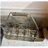 Image 2 : Assortment of 11 Antique Tools: axe, Brushes, Brooms, Saw, etc.