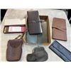 Image 1 : Box of Misc. Leather Items: Purses, Wallets, Folios
