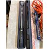 Image 2 : Box of Tools: Digital Torque Wrench, Saw, Trouble Light, Caulking Gun