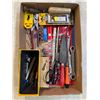 Image 2 : Box: Scraper Blades, Precision Screwdriver Set, Large Scissors, Punches, Pliers, etc.
