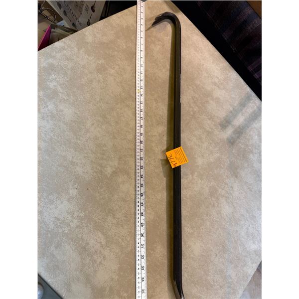 Crowbar and Metal Ruler