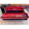 Image 2 : Lockable Metal Toolbox with Assorted Tools