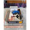 Image 1 : Box of professional picture framing tools & supplies