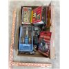 Image 2 : Box of Misc. Brand New Locks - Deadbolt, Padlocks, Heavy Duty Door Hinges