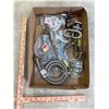 Image 2 : Box of New Items - Clamps, Braided Hose, Latches, etc.