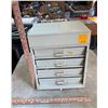 Image 2 : 4 Drawer Metal Parts bin Full of Misc. Repair Parts