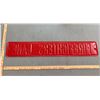 Image 2 : “Firefighters Lane” Embossed Metal Street Sign