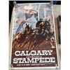 Image 2 : Box of Misc. Collectibles: Calgary Stampede Tin/Matches/Poster, Stetson Tin, etc.