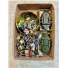 Image 2 : Box of Misc. Keys, Padlocks, and Two Vintage Military Trunk Locks with Hardware