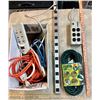 Image 1 : Box: New Outdoor Extension Cord, Surge Supressor, Power Bars, Various Extension Cords
