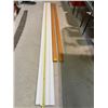 Image 1 : Assortment of Four New Baseboards (10 Feet each) and Two Solid Wood Window/Door Casings (94[x=#8221/