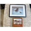 Image 1 : Charlie Russell Print “George Lane Attacked by Wolves” and Charlie Russell Book