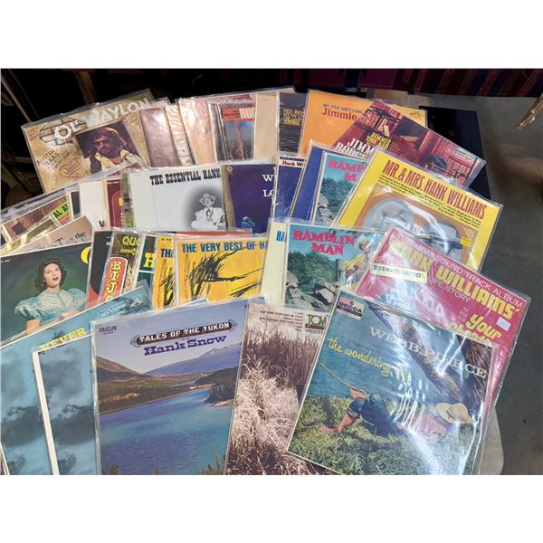 Misc. Record Albums (Rock and Country - Waylon Jennings, Hank Williams)