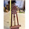 Image 2 : Vintage Ornate Wood Carved Folding Easel