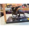 Image 8 : Charles Russell Bronze on Marble Base (30 lbs)