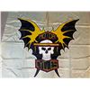 Image 2 : Vintage Harley Davidson Items: Two Flags and Chrome Air Filter Cover