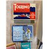 Image 3 : Box: Vintage Games and Playing Cards - Dominoes, Merlin, Test Pilot, Touring, Darts