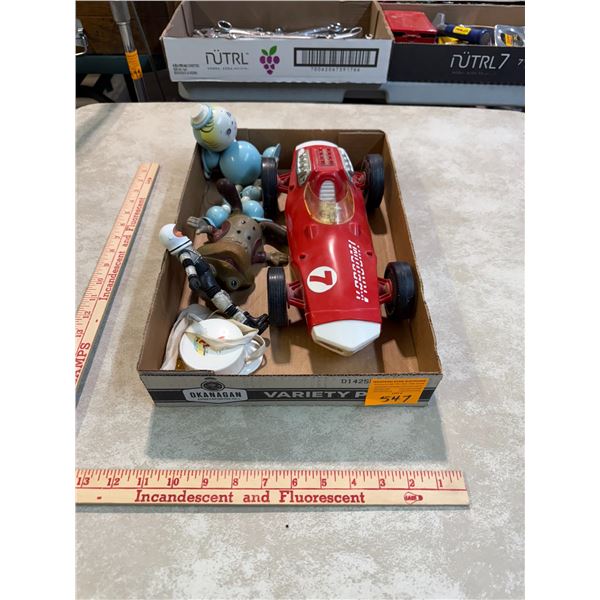 Box: Vintage Children’s Toys - Mattel “Vroom” Car, 1966 Mattel “