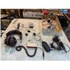 Image 1 : Box: Misc Vintage Electronics - Jana JH11 1970s Headphones, RCA 1960s Transistor Radio (Tested and W