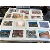 Image 1 : Box: Assorted Matted Cowboy Prints by Harold Bryant, Charles Lasalle, etc.