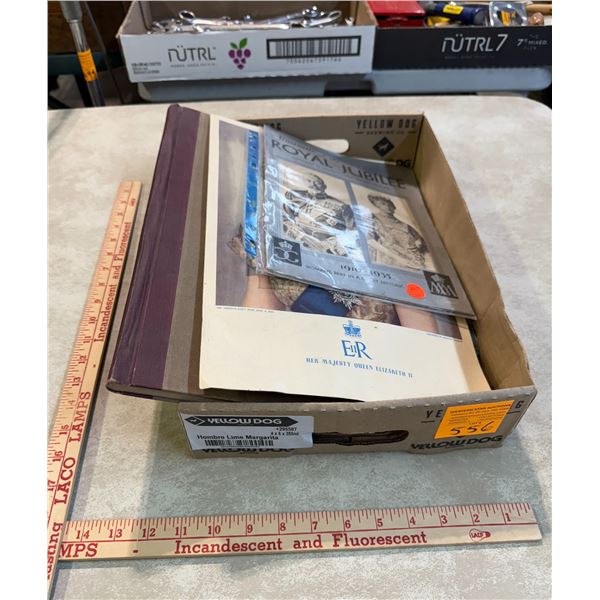 Box: Misc. Military and British Royalty Memorabilia